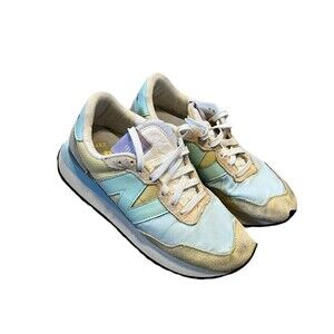 New Balance 237 Women's Size 8.5 Shoes Yellow Blue Pastel Athletic Sneakers